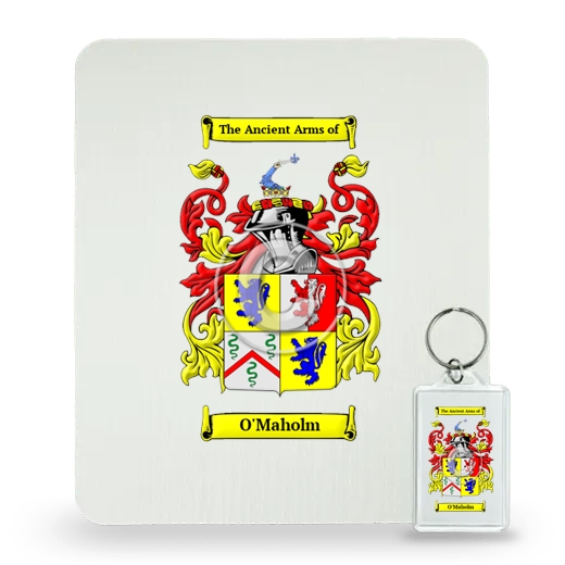 O'Maholm Mouse Pad and Keychain Combo Package