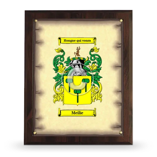 Meilie Coat of Arms Plaque