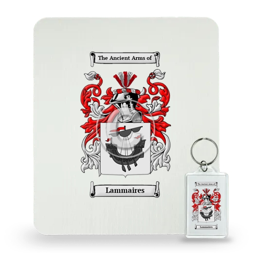 Lammaires Mouse Pad and Keychain Combo Package