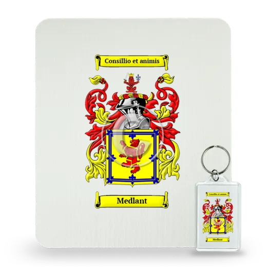 Medlant Mouse Pad and Keychain Combo Package