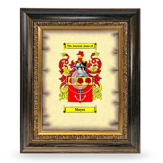 Mayer Coat of Arms Framed - Heirloom