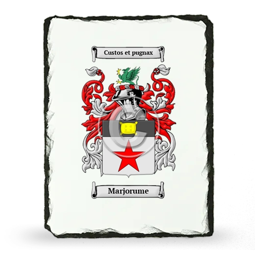 Marjorume Coat of Arms Slate