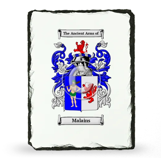 Malains Coat of Arms Slate