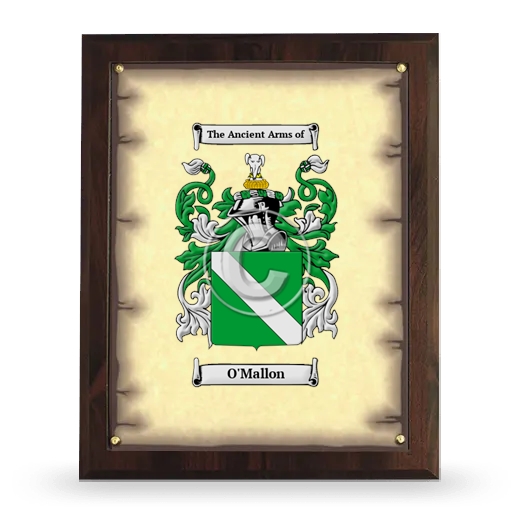 O'Mallon Coat of Arms Plaque