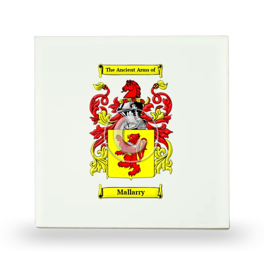 Mallarry Small Ceramic Tile with Coat of Arms