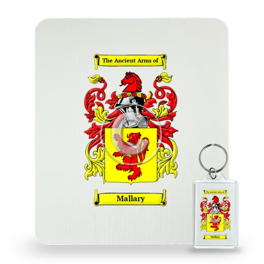 Mallary Mouse Pad and Keychain Combo Package