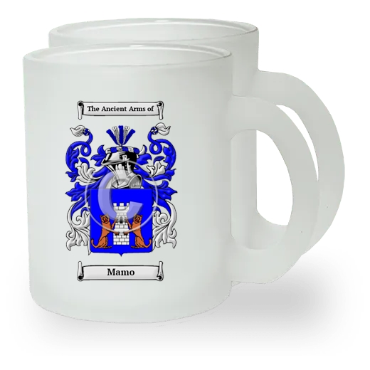 Mamo Pair of Frosted Glass Mugs