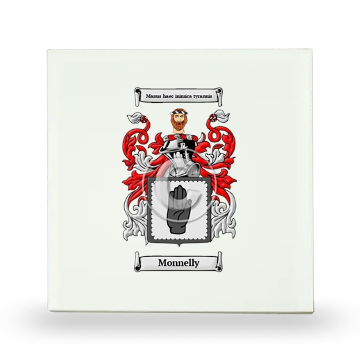 Monnelly Small Ceramic Tile with Coat of Arms