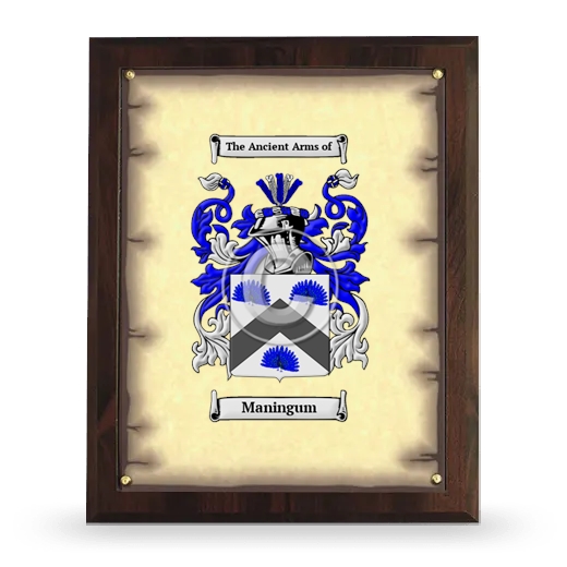 Maningum Coat of Arms Plaque