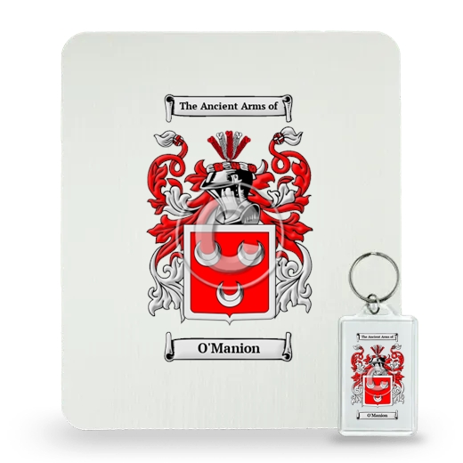 O'Manion Mouse Pad and Keychain Combo Package