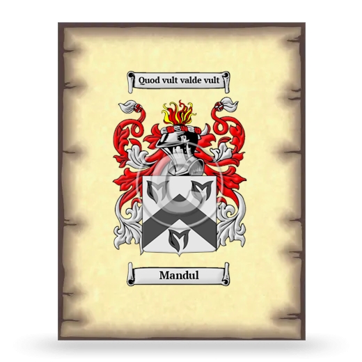 Mandul Coat of Arms Print