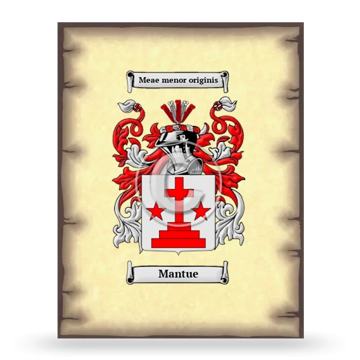 Mantue Coat of Arms Print