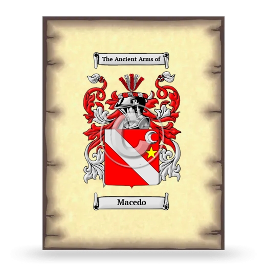 Macedo Coat of Arms Print