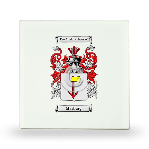 Marburg Small Ceramic Tile with Coat of Arms