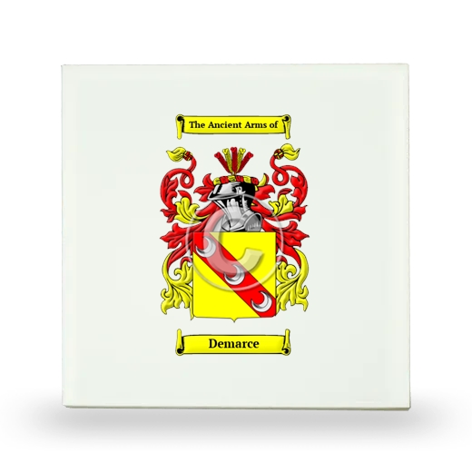 Demarce Small Ceramic Tile with Coat of Arms
