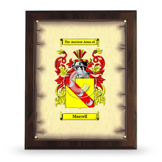 Marcell Coat of Arms Plaque