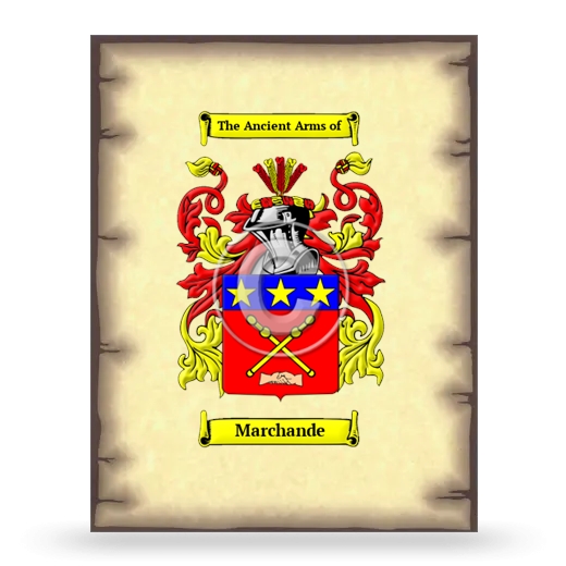 Marchande Coat of Arms Print