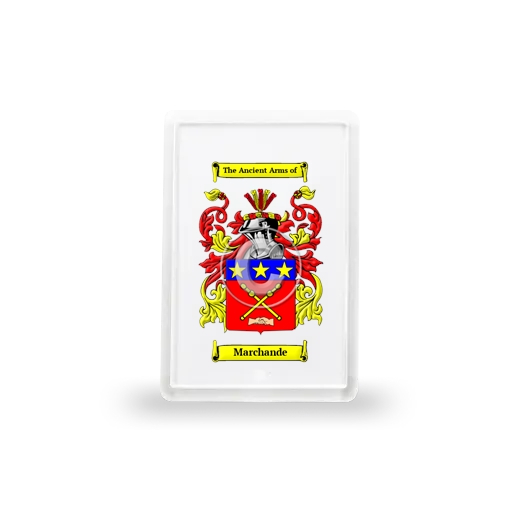 Marchande Coat of Arms Magnet