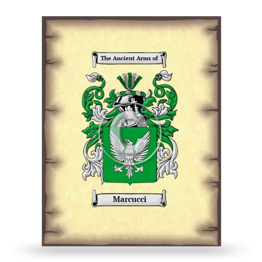 Marcucci Coat of Arms Print