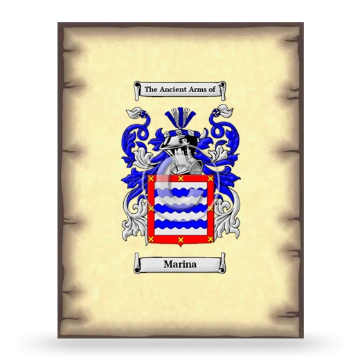 Marina Coat of Arms Print