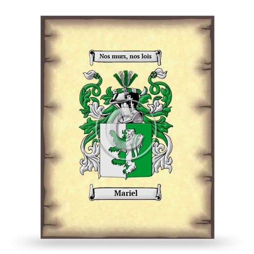 Mariel Coat of Arms Print