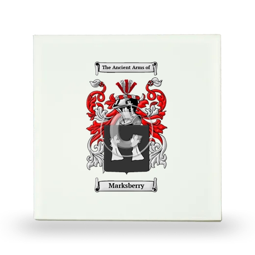 Marksberry Small Ceramic Tile with Coat of Arms