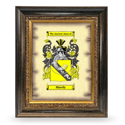 Marely Coat of Arms Framed - Heirloom