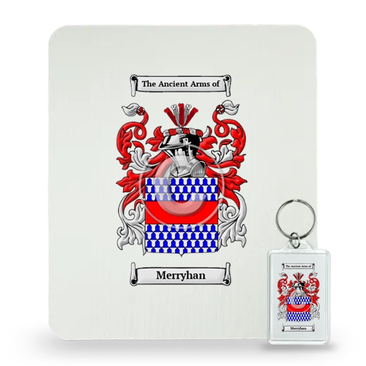 Merryhan Mouse Pad and Keychain Combo Package