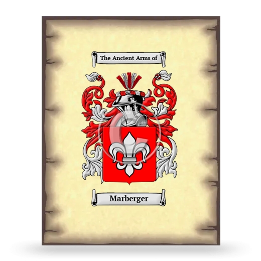 Marberger Coat of Arms Print