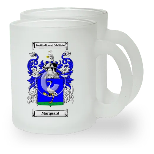 Marquard Pair of Frosted Glass Mugs