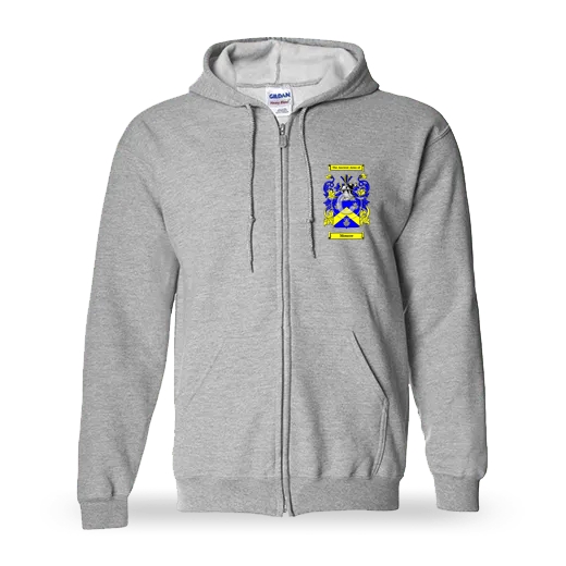 Mourre Unisex Coat of Arms Zip Sweatshirt