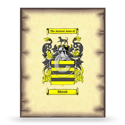 Merrit Coat of Arms Print