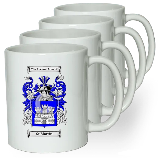 St'Martin Coffee mugs (set of four)