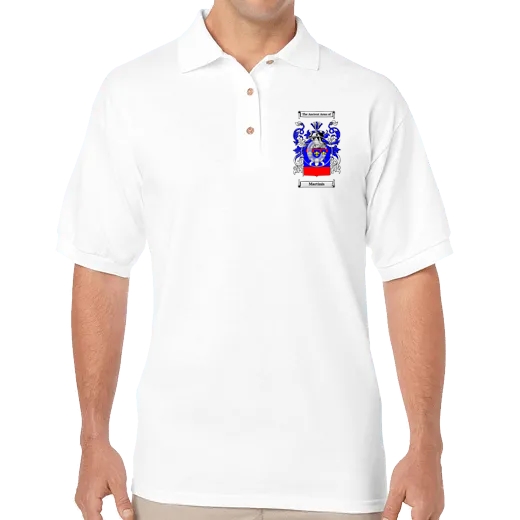 Martinis Coat of Arms Golf Shirt