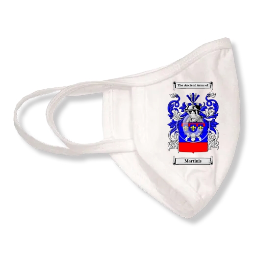 Martinis Coat of Arms Face Mask
