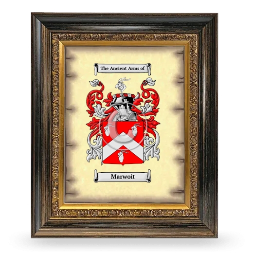 Marwoit Coat of Arms Framed - Heirloom
