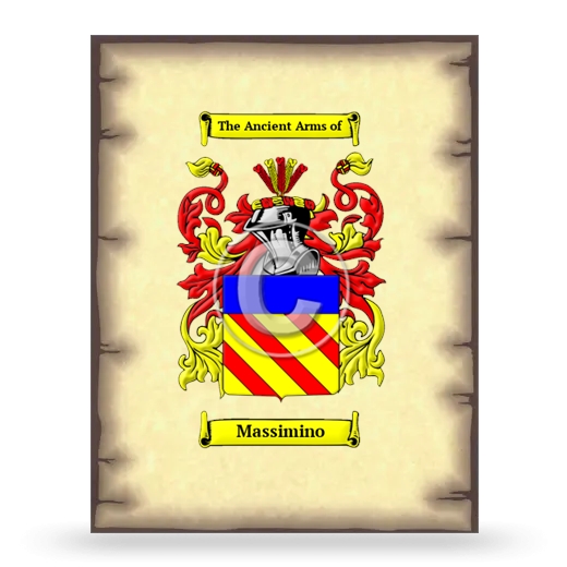 Massimino Coat of Arms Print