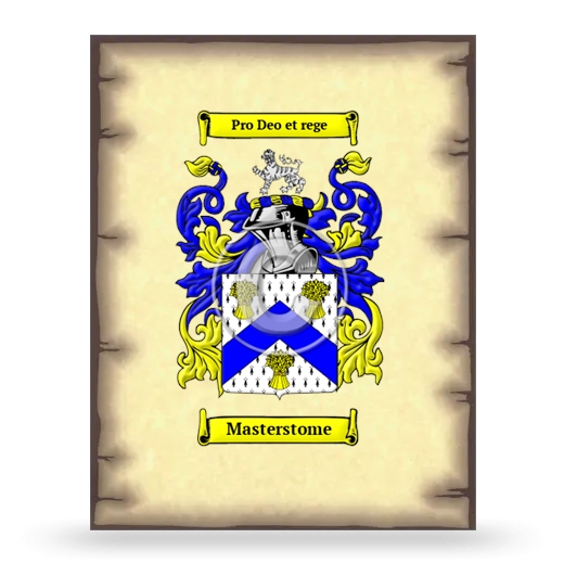 Masterstome Coat of Arms Print