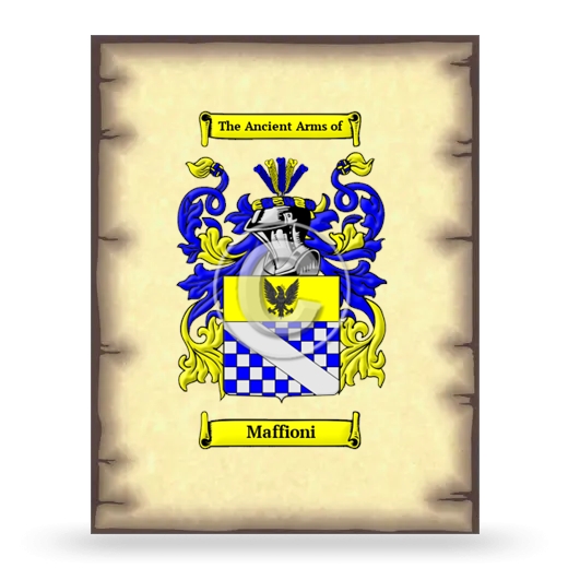 Maffioni Coat of Arms Print