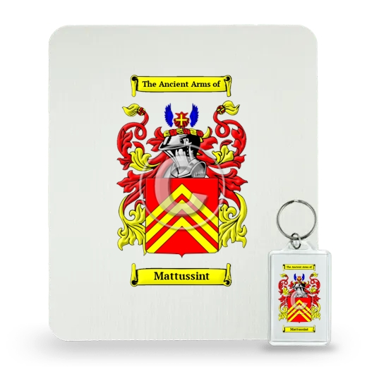 Mattussint Mouse Pad and Keychain Combo Package