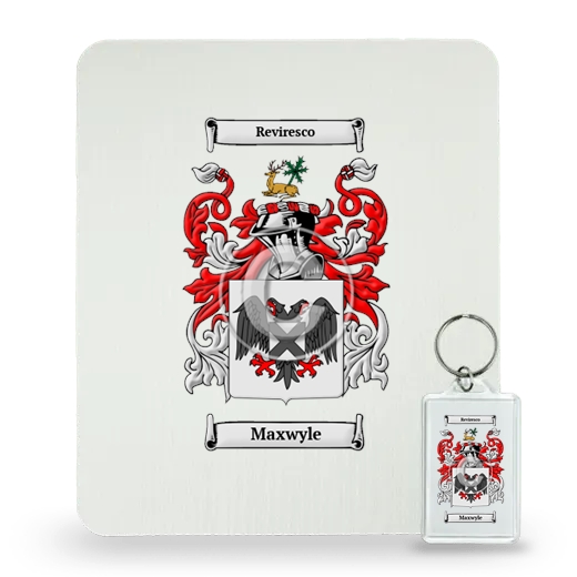 Maxwyle Mouse Pad and Keychain Combo Package