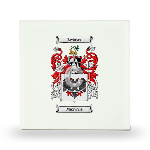 Maxwyle Small Ceramic Tile with Coat of Arms