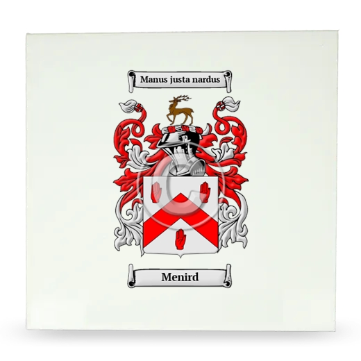 Menird Large Ceramic Tile with Coat of Arms
