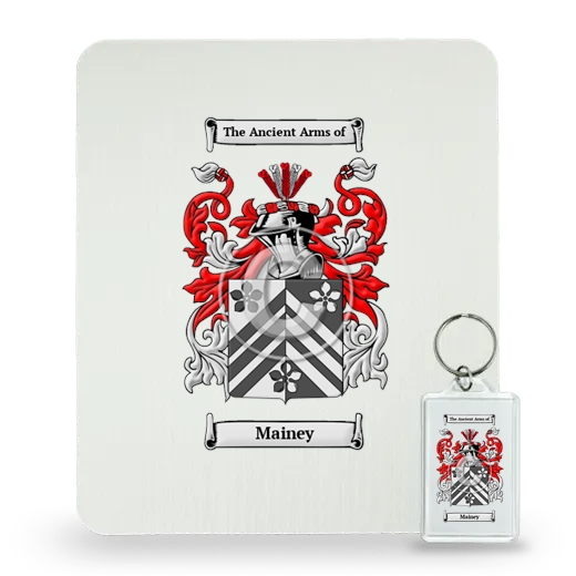 Mainey Mouse Pad and Keychain Combo Package