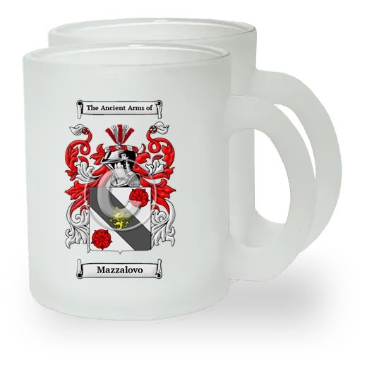 Mazzalovo Pair of Frosted Glass Mugs