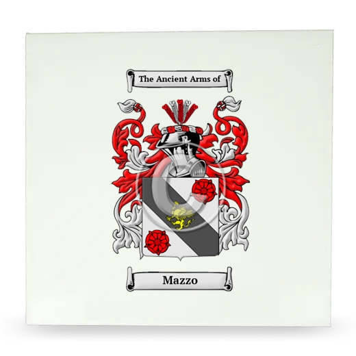 Mazzo Large Ceramic Tile with Coat of Arms