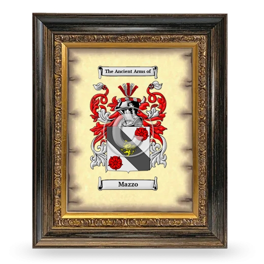 Mazzo Coat of Arms Framed - Heirloom