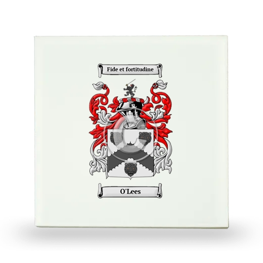 O'Lees Small Ceramic Tile with Coat of Arms