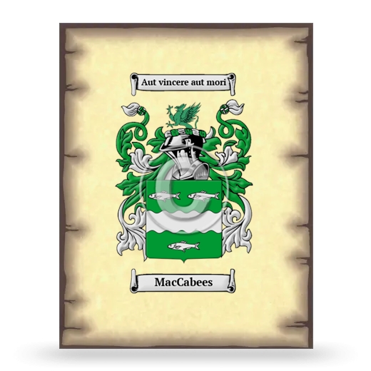 MacCabees Coat of Arms Print