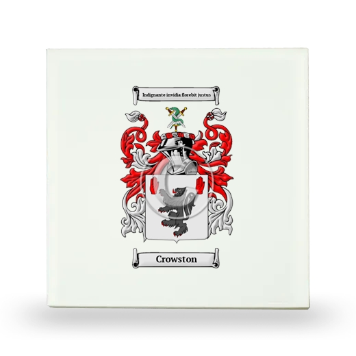 Crowston Small Ceramic Tile with Coat of Arms